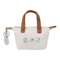 Leed's Natural Mini Fontaine Tote Charm