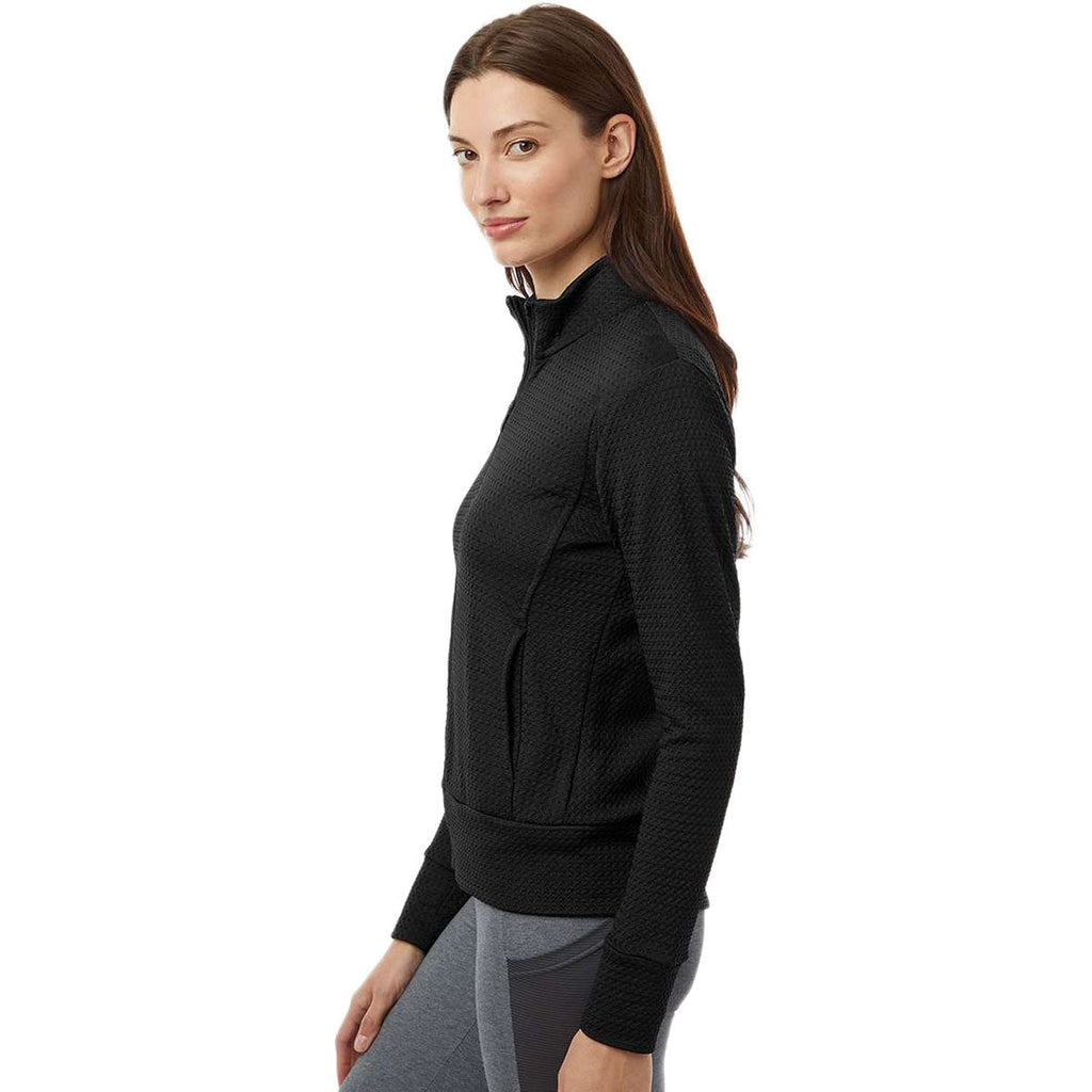 Adidas Women's Black Ultimate365 Textured Full-Zip Jacket