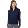 Adidas Women's Collegiate Navy Ultimate365 Textured Full-Zip Jacket