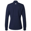 Adidas Women's Collegiate Navy Performance Textured Full-Zip Jacket