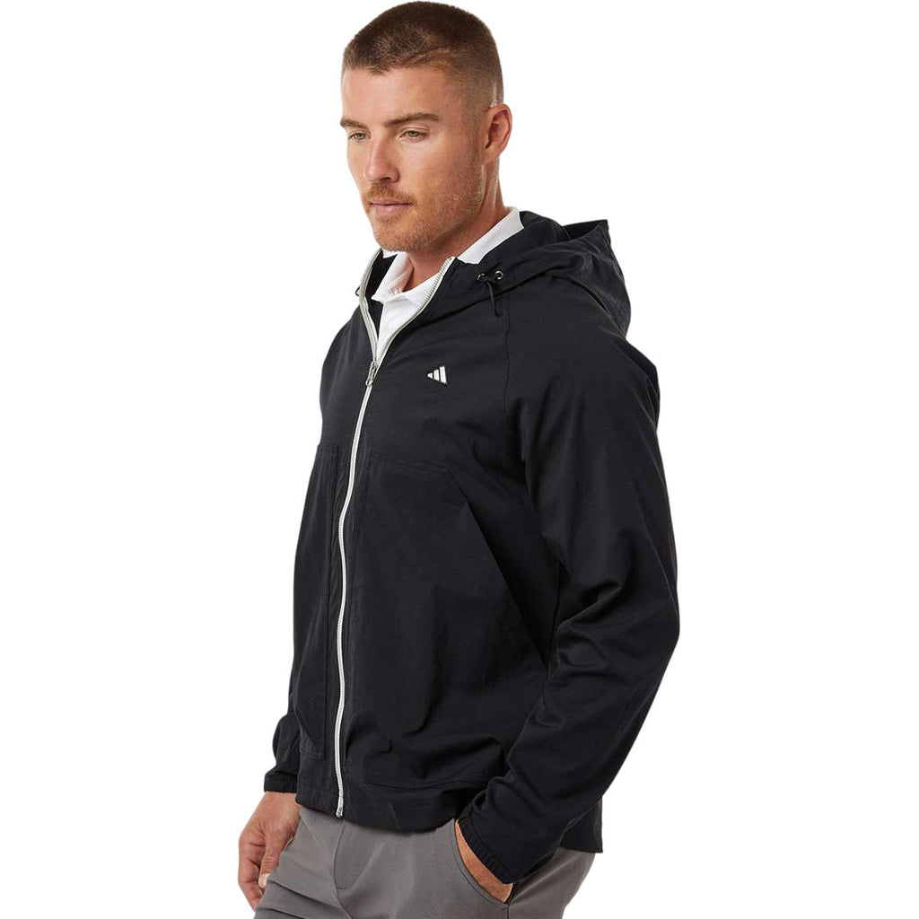 Adidas Men's Black Go-To Utility DWR Full-Zip Jacket