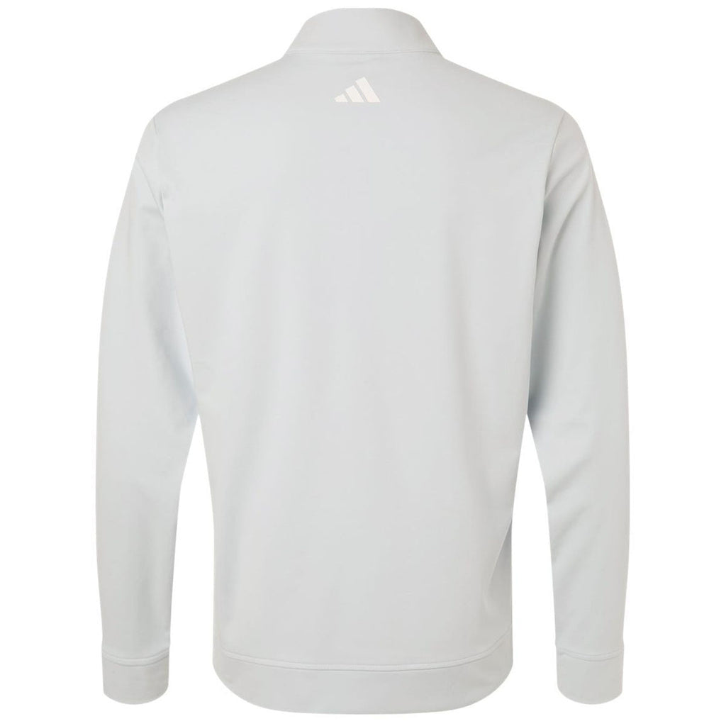 Adidas Men's Clear Grey Ultimate365 Classic Quarter-Zip Pullover