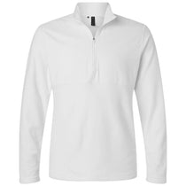 Adidas Men's White Ultimate365 Cozy Quarter-Zip Pullover