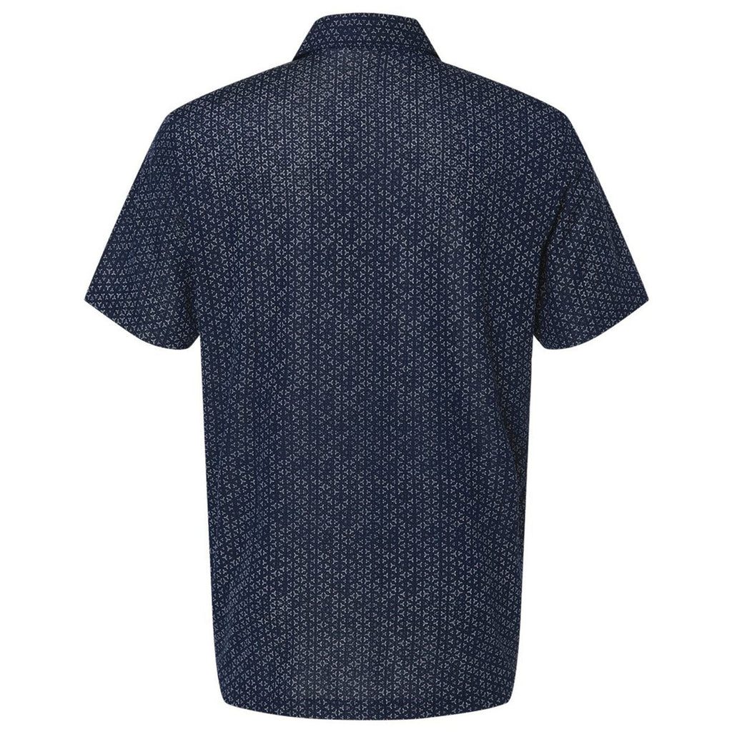 Adidas Men's Collegiate Navy/White Ultimate365 Mesh Tango Print Climacool Polo