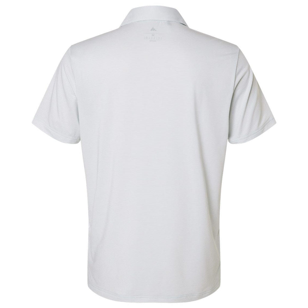 Adidas Men's White/Wonder Sage Ultimate365 Pencil Stripe Climacool Polo