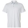 Adidas Men's White/Wonder Sage Ultimate365 Pencil Stripe Climacool Polo