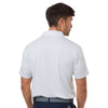 Adidas Men's White/Wonder Sage Ultimate365 Pencil Stripe Climacool Polo