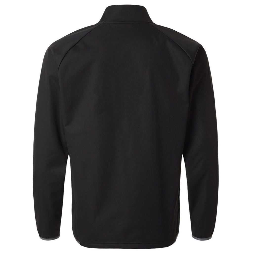 Adidas Men's Black Ultimate365 Wind Quarter-Zip Pullover