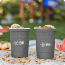 Best Promotions USA Green Eco Steel Chill-Cups (16 Oz)