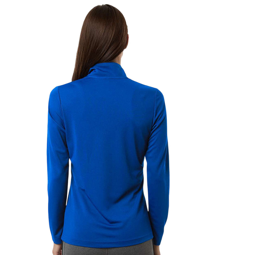 Adidas Women's Collegiate Royal Lightweight Quarter-Zip Pullover