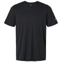 Adidas Men's Black Blended T-Shirt