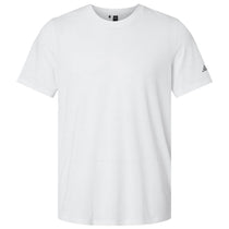 Adidas Men's White Blended T-Shirt