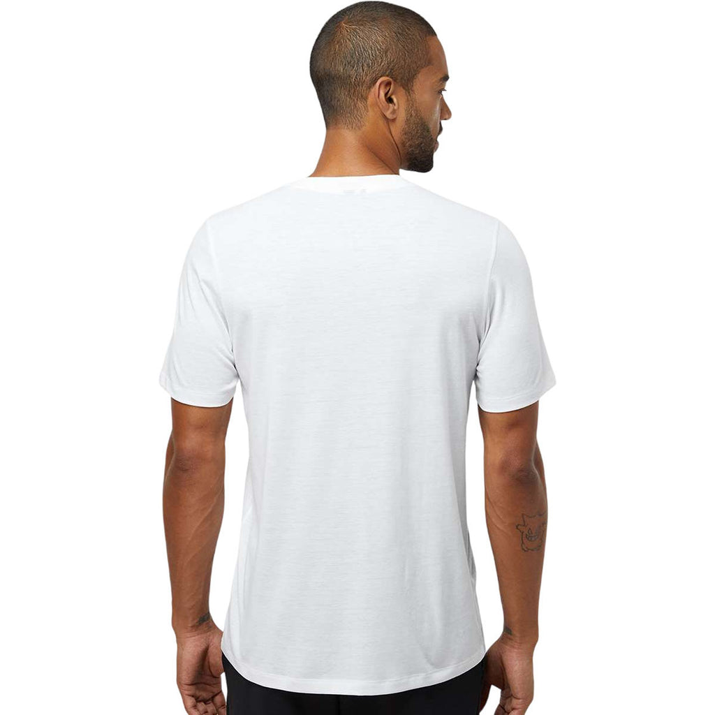 Adidas Men's White Blended T-Shirt