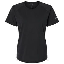 Adidas Women's Black Blended T-Shirt