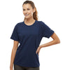 Adidas Women's Collegiate Navy Blended T-Shirt