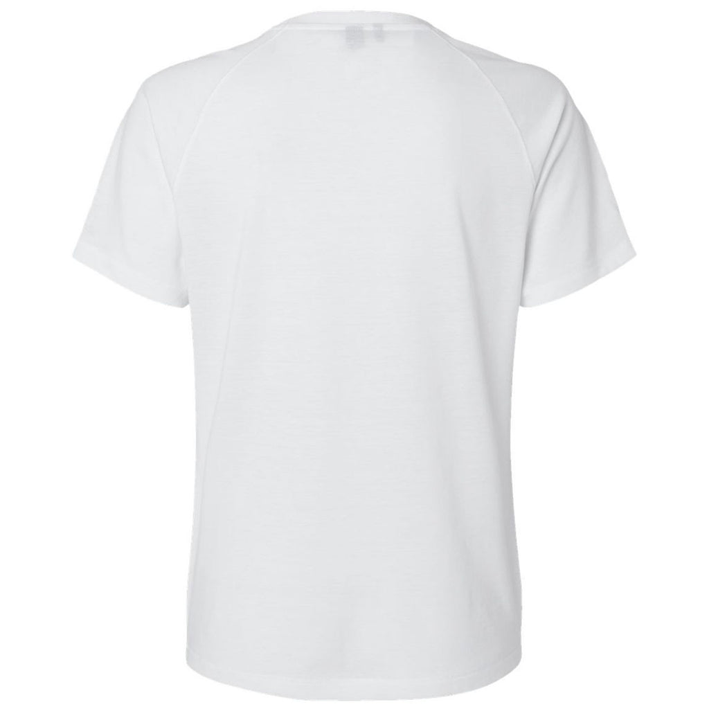 Adidas Women's White Blended T-Shirt