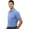 Adidas Men's Collegiate Royal Melange Heathered Polo