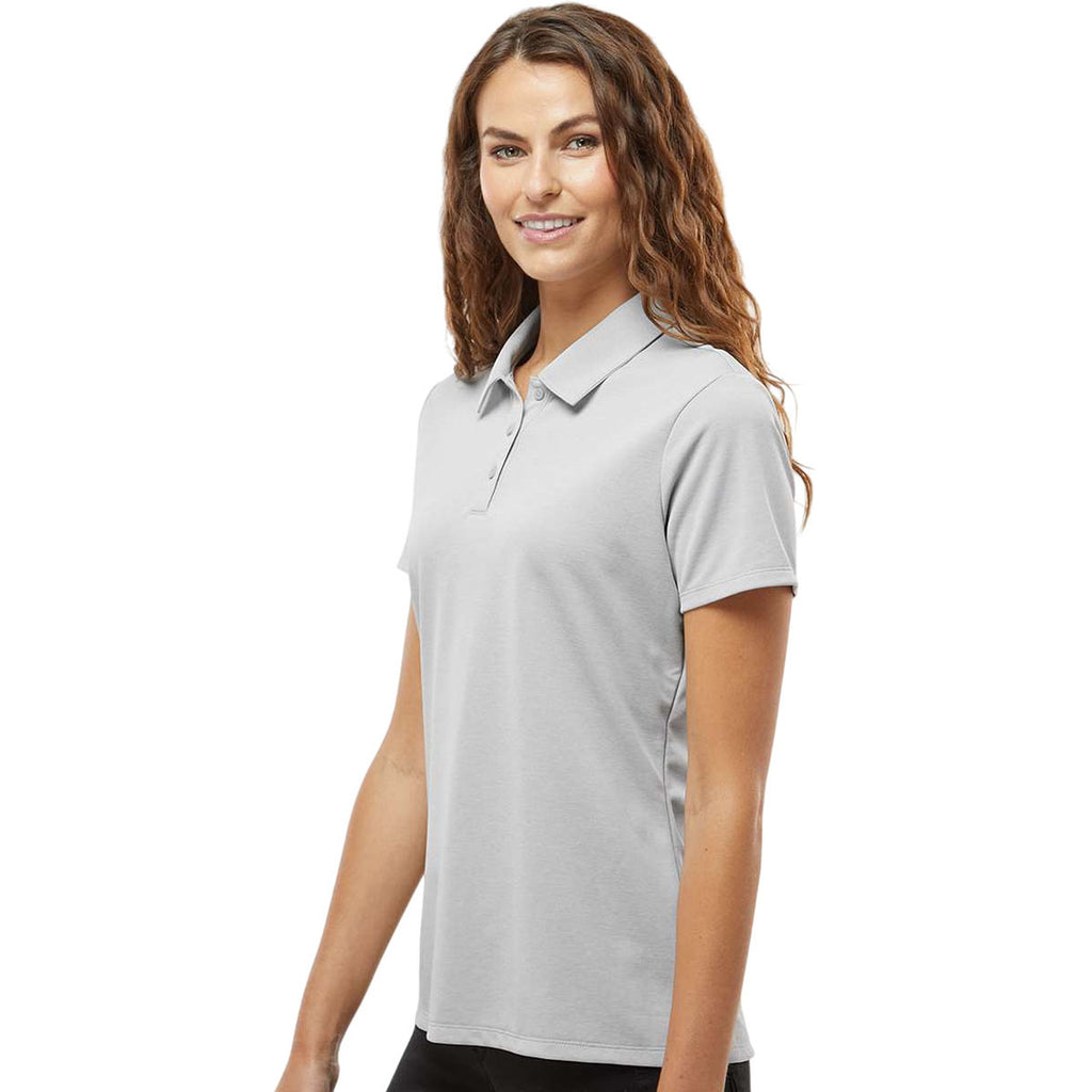 Adidas Women's Grey Two Melange Heathered Polo