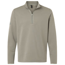 Adidas Men's Silver Pebble Spacer Quarter-Zip Pullover