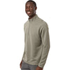 Adidas Men's Silver Pebble Spacer Quarter-Zip Pullover