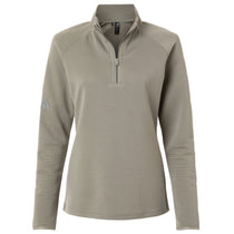 Adidas Women's Silver Pebble Spacer Quarter-Zip Pullover