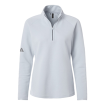 Adidas Women's Halo Blue Spacer Quarter-Zip Pullover