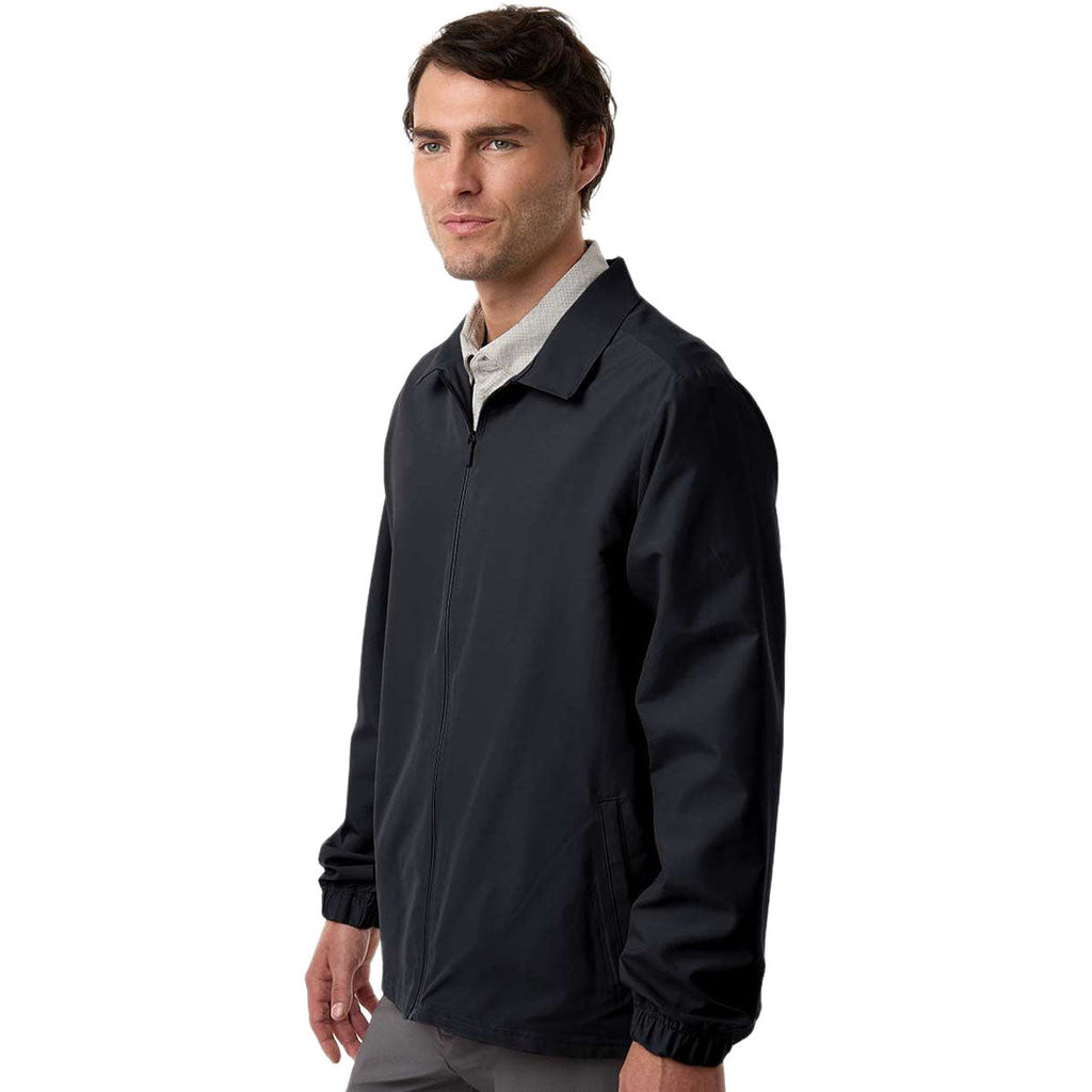 Adidas Men's Black Lifestyle Full-Zip Jacket