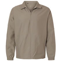 Adidas Men's Putty Beige Lifestyle Full-Zip Jacket