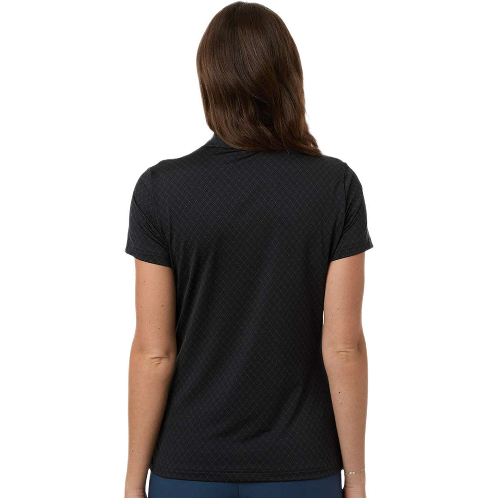 Adidas Women's Carbon 4-Way Stretch Printed Polo