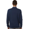 Adidas Men's Collegiate Navy Elevated Fleece Quarter-Zip Pullover