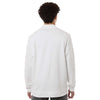 Adidas Men's Core White Elevated Fleece Quarter-Zip Pullover