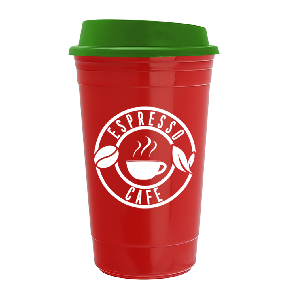 Garyline Red Traveler Insulated Cup - 16 oz.