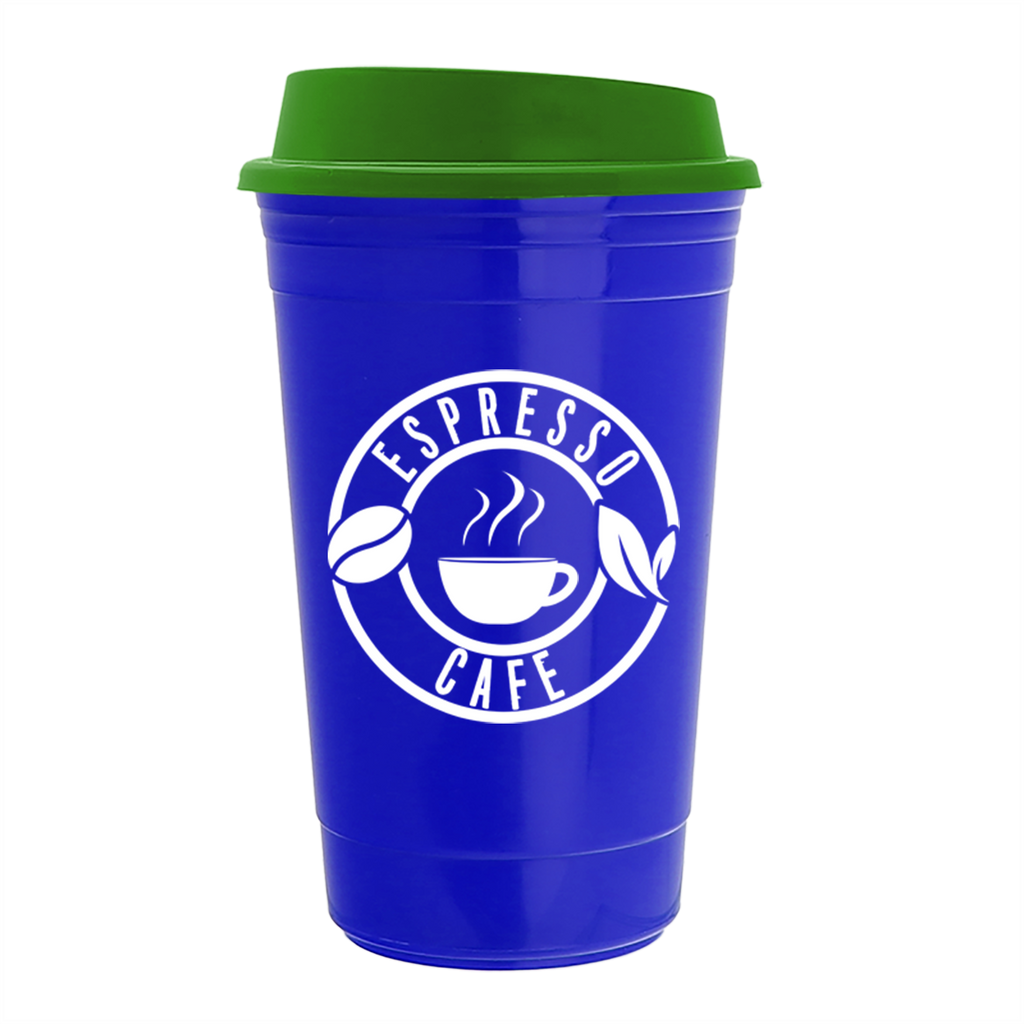 Garyline Royal Blue Traveler Insulated Cup - 16 oz.