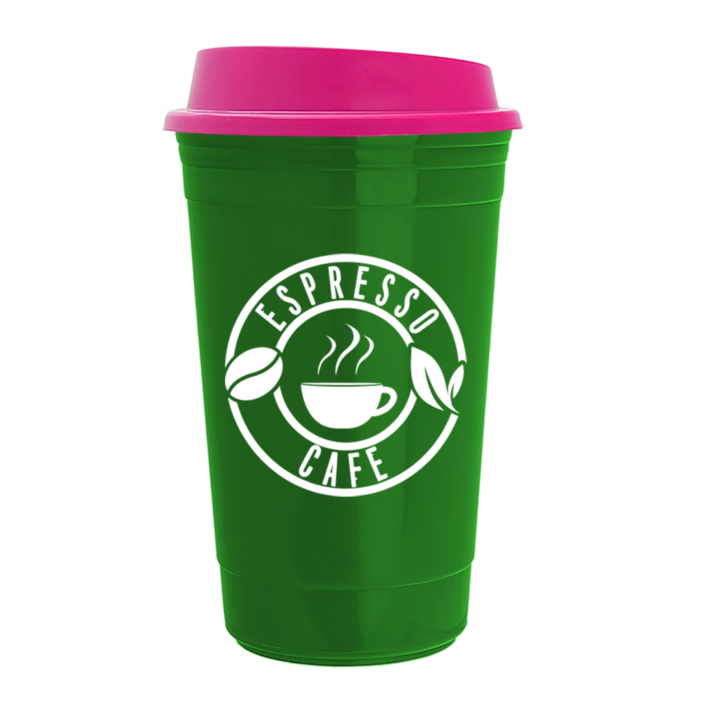 Garyline Green Traveler Insulated Cup - 16 oz.