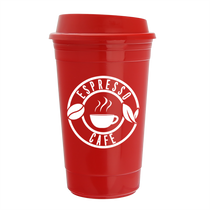 Garyline Red Traveler Insulated Cup - 16 oz.