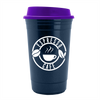 Garyline Metallic Navy Blue Traveler Insulated Cup - 16 oz.