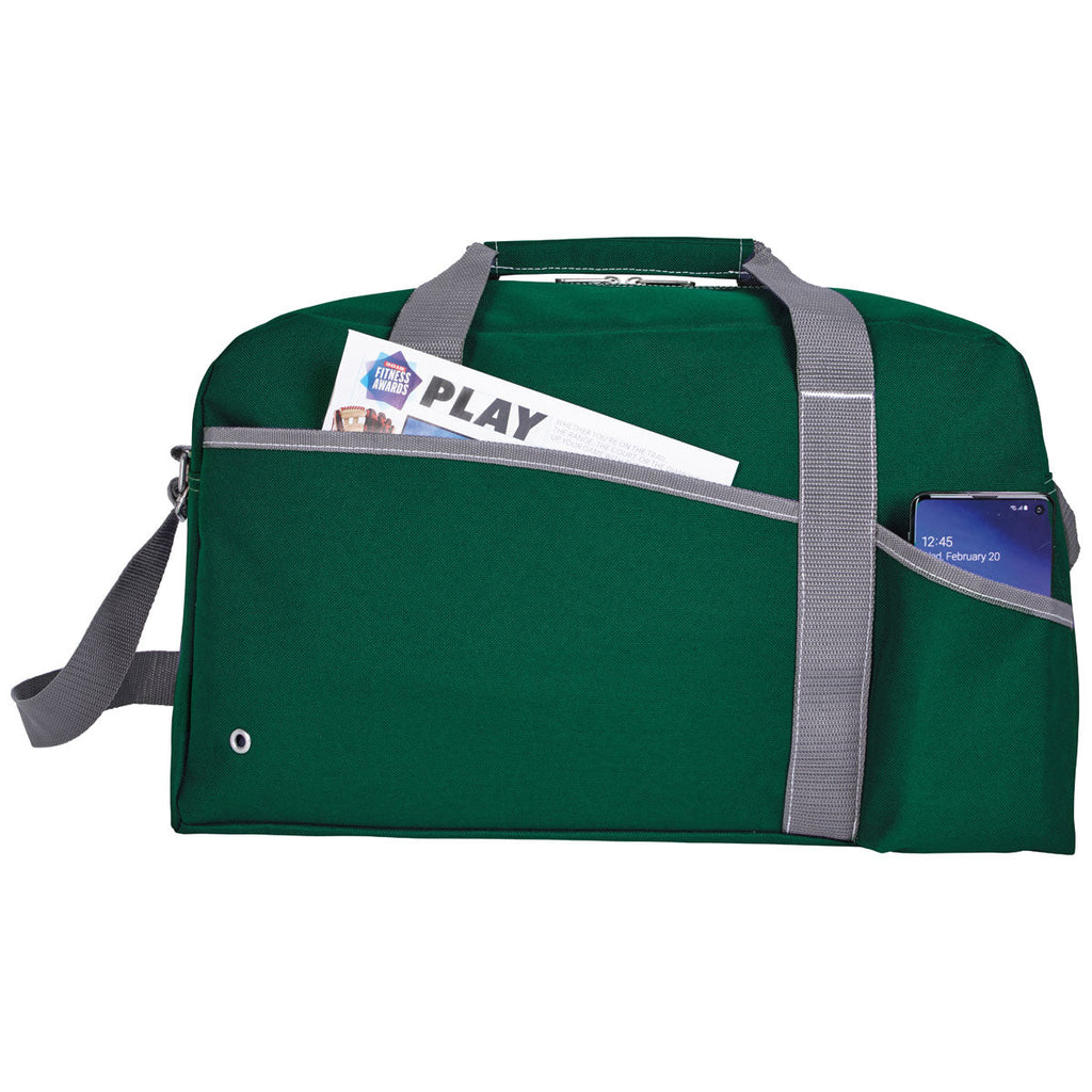 48-Hour Atchison Hunter Green Recycled PET Center Court Duffel