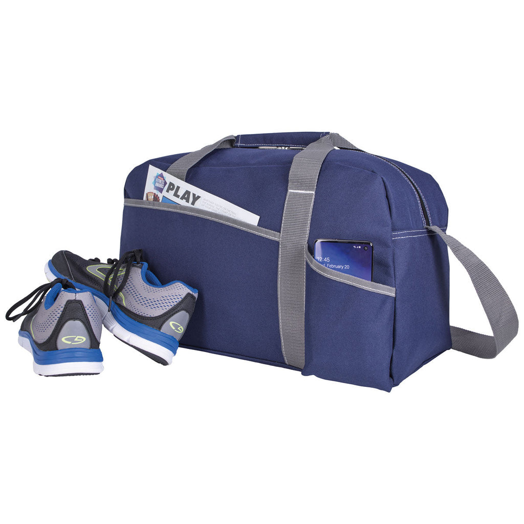 48-Hour Atchison Navy Recycled PET Center Court Duffel