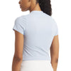 UNRL Women's Sky Blue Amelia Short Sleeve Polo