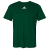 Adidas Men's Dark Green/White Pregame T-Shirt