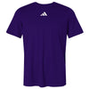 Adidas Men's Team Collegiate Purple/White Pregame T-Shirt