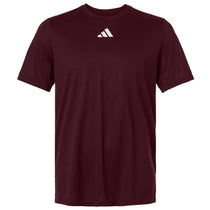 Adidas Men's Team Maroon/White Pregame T-Shirt