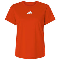 Adidas Women's Collegiate Orange/White Pregame T-Shirt