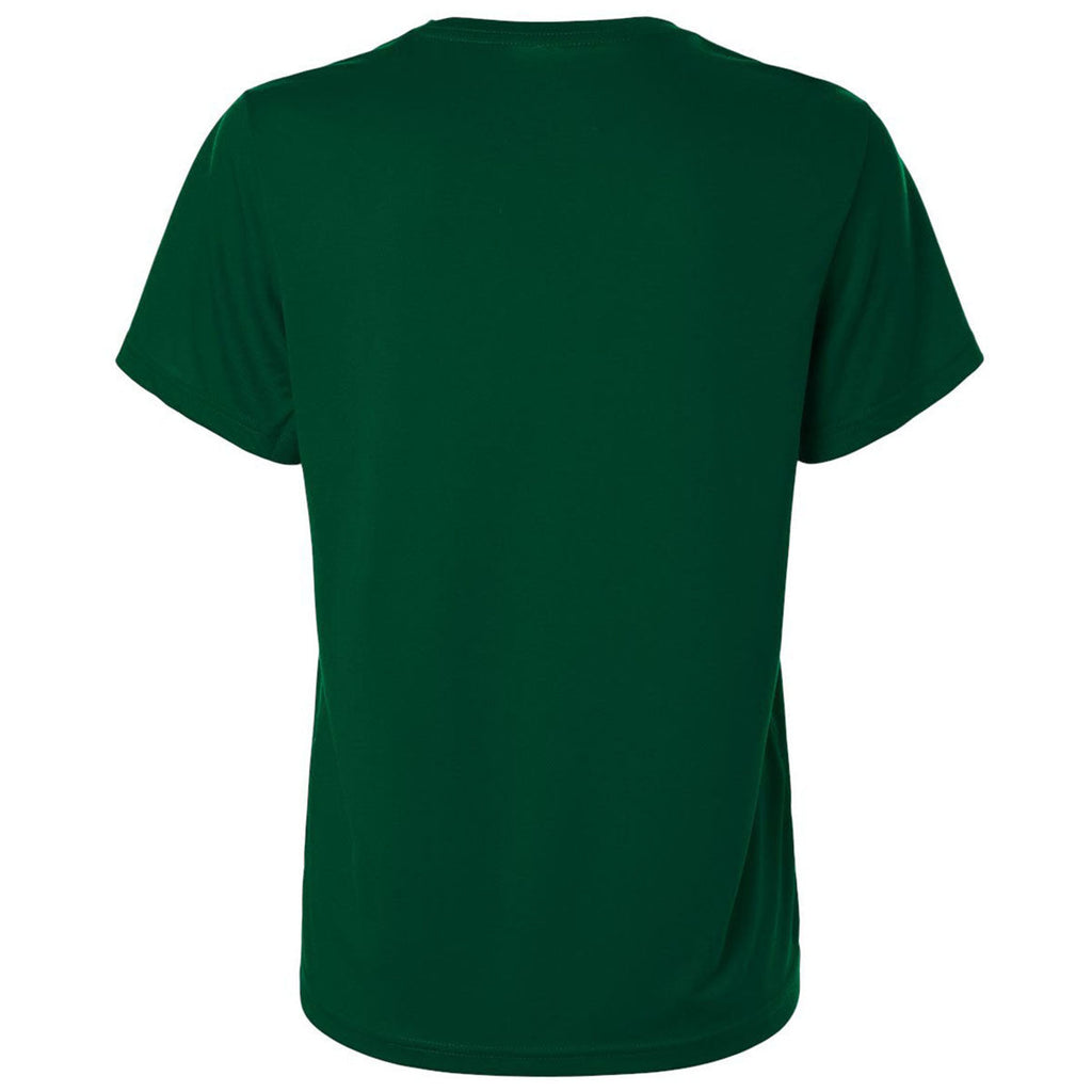 Adidas Women's Dark Green/White Pregame T-Shirt