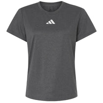 Adidas Women's Dark Grey Heather/White Pregame T-Shirt