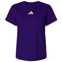 Adidas Women's Team Collegiate Purple/White Pregame T-Shirt