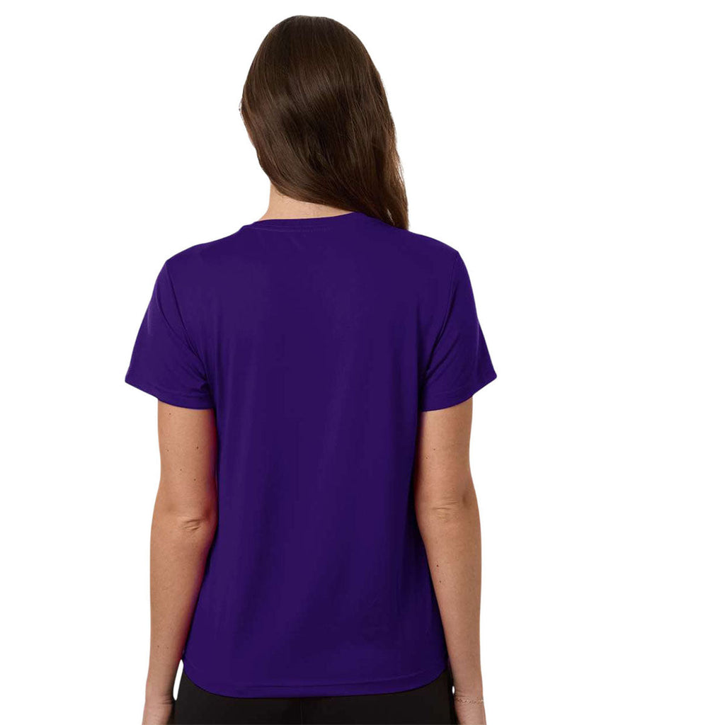 Adidas Women's Team Collegiate Purple/White Pregame T-Shirt
