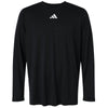 Adidas Men's Black/White Pregame Long Sleeve T-Shirt