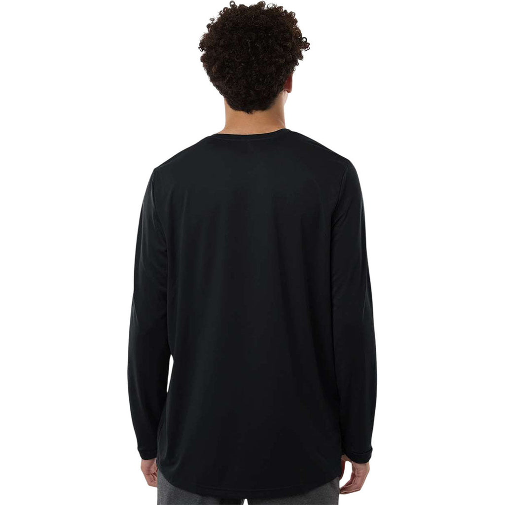 Adidas Men's Black/White Pregame Long Sleeve T-Shirt