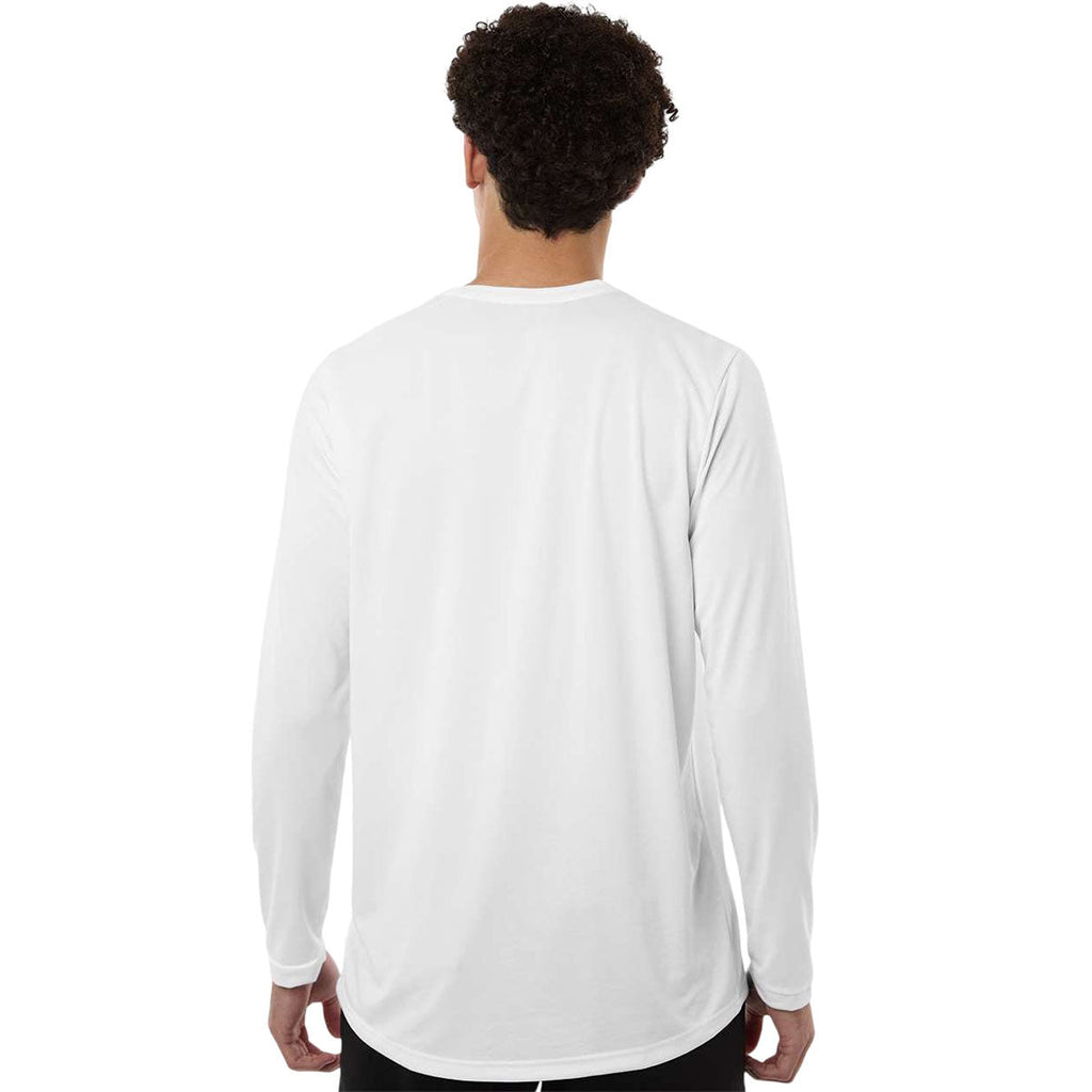 Adidas Men's White/Team Grey Four Pregame Long Sleeve T-Shirt